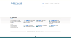 Desktop Screenshot of classappliance.ca